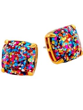 KATE SPADE NEW YORK ♠️ sparkly multicolor glitter earrings